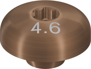 Стоматорг - Вспомогательный компонент для полировки для абатментов для винтовой фиксации Ø4.6 мм, TAN, 025.0005V4