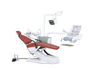 Установка стоматологическая BZ637 Luxury с верхней подачей цвет М02 красный - Fengdan