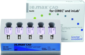 Стоматорг - Блоки IPS e.max CAD for CEREC/inLab HT A3 С14 5 шт.