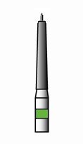 Стоматорг - Боры алм.  FG COARSE 508/016 конус с направляющим штифтом, крупнозернистые (зеленые)