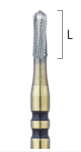 Стоматорг - Бор ТВС серии VIPER BLACK CG35RS.FG.012 012 FG, 5 шт Форма: цилиндр с полусферическим концом