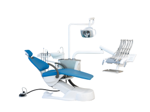 Установка стоматологическая BZ637 Standart с верхней подачей цвет МР03 голубой - Fengdan