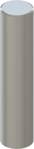 Стоматорг - Пин для втулки с уступом 049.810, Ø 2,2 мм, L 10 мм, Ti