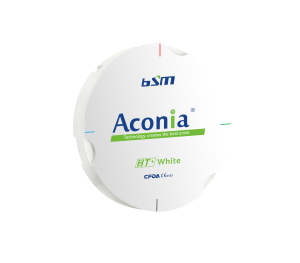 Стоматорг - Диск диоксида циркония Aconia HT, белый, 95x22 мм