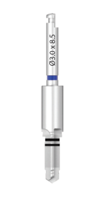 Стоматорг - Сверло прямое диаметр 3,0 мм, длина рабочей части 8,5 мм, для имплантатов диаметром 3.8.