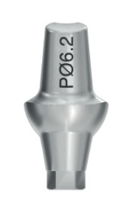 Стоматорг - Абатмент Astra Tech полупрофильный Profile, угловой 15°, диаметр 6,2 мм, высота 2,7 мм.