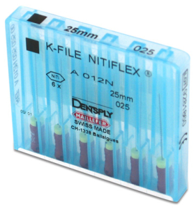 Стоматорг - K-File Nitiflex N55 L25 6 шт. - каналорасширитель ручной супергибкий из NiTi сплава