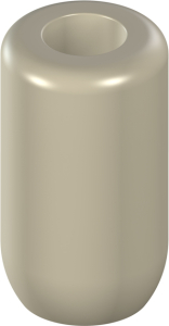 Стоматорг - Защитный колпачок для абатмента для винтовой фиксации NС, Ø 3,5 мм, H 8 мм, PEEK/TAN
