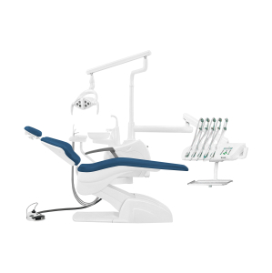 Установка стоматологическая Fengdan QL2028 (Pragmatic) с микромотором с верхней подачей с мягкой обивкой цвет М06 темно-синий - Fengdan