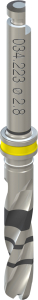 Стоматорг - Короткое спиральное сверло для хирургии по шаблонам, Ø 2,8 мм, 16 мм, L 32 мм, Stainless steel
