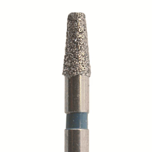 Jota Бор алмазный 845R 016 FG, синий, 5 шт. Форма: конус с закругленным концом.