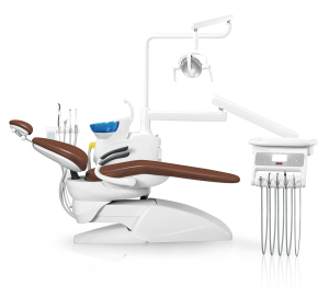 Установка стоматологическая BZ636 compact с нижней подачей со скалером цвет Р14 коричневый - Fengdan