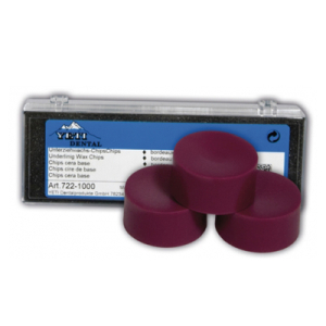 Стоматорг - Воск для вкладок THOWAX, цвет бордовый, таблетки с магнитом 3 х 20 г.