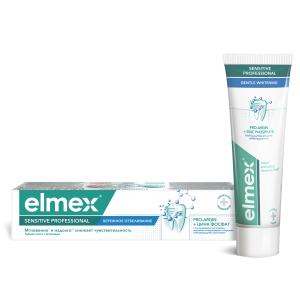Паста зубная "ЭЛМЕКС" Sensitive Professional для чувствительных зубов отбеливающая профессиональная, 75 мл.