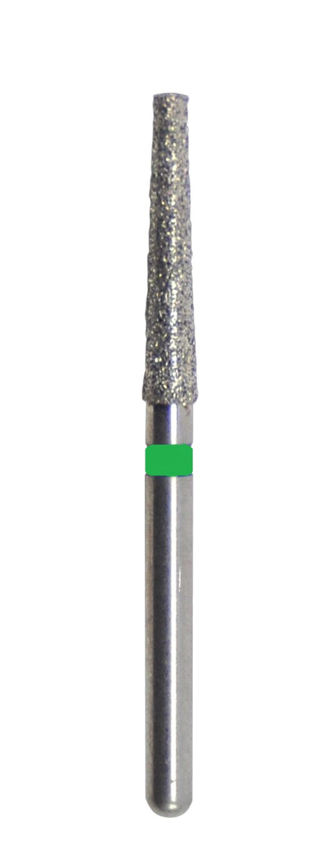 Jota Бор алмазный SL848G.FG.018, зеленый, 25 шт. Форма: конус с закругленным концом.