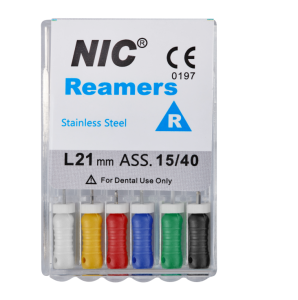 Стоматорг - Reamers Nic Superline № 010 25 мм, 6 шт. - ручной каналорасширитель 