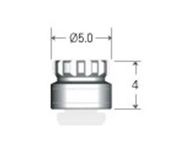 Стоматорг - Колпачок для шарикового абатмента, диаметр 5.0 мм, длина 4 мм, стандартная и широкая линейка.