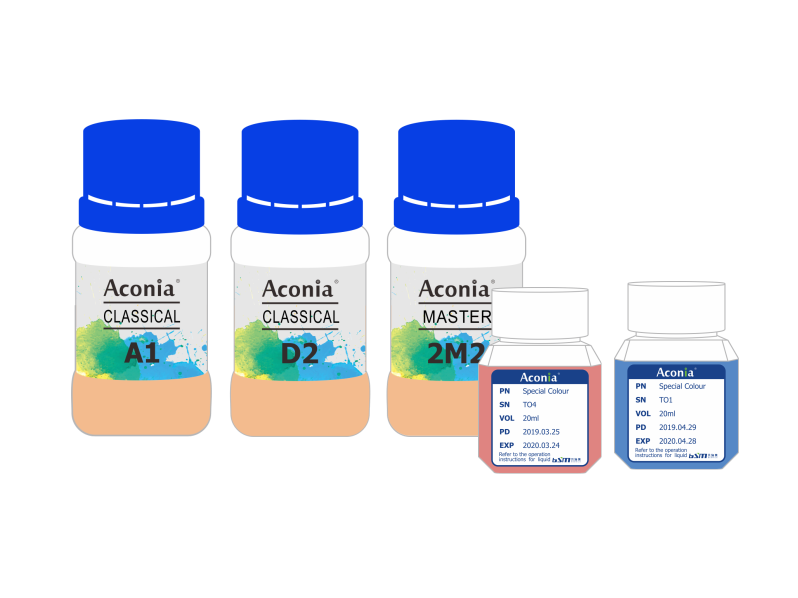 Стоматорг - Краски для циркония  Aconia, TT, цвет Standard А2.