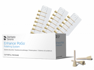 Dentsply PoGo чашки, 30 шт. - алмазные инструменты для одноэтапной микрополировки.