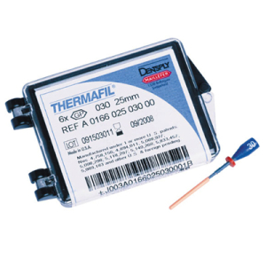 Dentsply Thermafil-обтураторы гуттаперчевые 25 мм, ISO30, 6 шт.