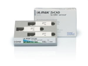Стоматорг - Блоки Ivoclar Vivadent IPS emax ZirCAD CER/inMT Mul A1 B45, 3 шт