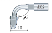 Насадка E2T для скайлера (Эндочак) эндодонтическая (подходит к Woodpecker, EMS) 95 градусов, для очистки и дезинфекции корневых каналов моляров - Woodpecker