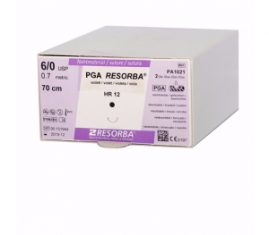 Стоматорг - Шовный материал ПГА DRT 18, 1.5 EP 4-0 USP, 0.45 m, 2. (Германия) 24 шт/уп.