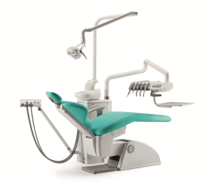 Установка стоматологическая OMS Linea patavium plus с верхней подачей на 5 инструментов со скалером (базовая комплектация) - OMS