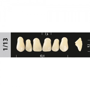 Стоматорг - Зубы Major A2  1/13 фронтальный верх, 6 шт (Super Lux).