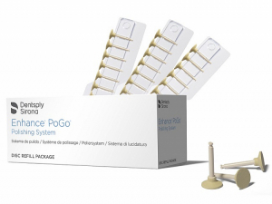 Dentsply PoGo диски, 30 шт. - алмазные инструменты для одноэтапной микрополировки.