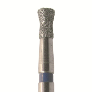 Стоматорг - Бор алмазный 806 012 FG, синий, 5 шт. Форма: обратный конус с "воротничком"