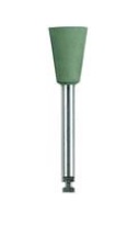 Edenta Полиры для драгоценных металлов Alphaflex 0135 "средняя чашка" (зеленые) (НУ), 2 эт, зерк.полировка
