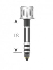 Стоматорг - Имплантовод ручной, узкий, длина рабочей части 18 мм, для стандартной линейки.
