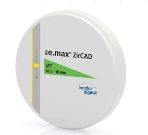 Стоматорг - Диск диоксида циркония Ivoclar Vivadent  IPS emax ZirCAD LT A1 98,5-18 мм