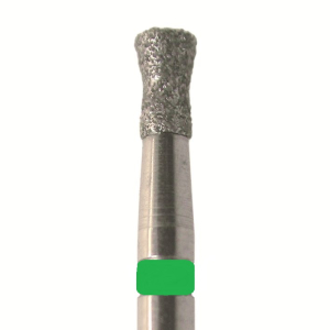 Стоматорг - Бор алмазный 806 016 FG, зеленый, 5 шт. Форма: обратный конус с "воротничком"