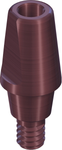 Стоматорг - Монолитный абатмент 6° WN, H 5,5 мм, коричневый, Ti
