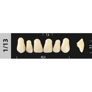 Стоматорг - Зубы Major A1  1/13 фронтальный верх, 6 шт (Super Lux ).