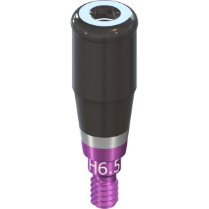 Стоматорг - Абатмент Novaloc, с винтом, прямой 0°, RB/WB, диаметр 3.8 мм, высота десны 6,5 мм.