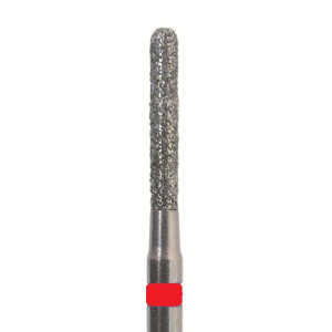 Jota Бор алмазный 881 016 FG, красный, 5 шт. Форма: цилиндр с закругленным концом.