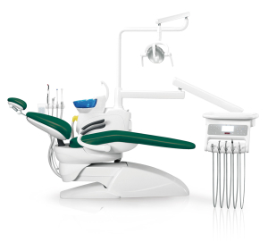 Установка стоматологическая BZ636 compact с нижней подачей со скалером цвет Р13 тёмно-зелёный - Fengdan