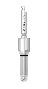 Стоматорг - Сверло прямое диаметр 3,8 мм, длина рабочей части 11,5 мм, для имплантатов диаметром 4.5.