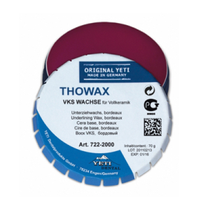 Стоматорг - Воск для вкладок THOWAX, цвет бордовый, 70 г.