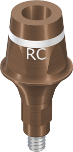 Стоматорг - Цементируемый абатмент, RC, Ø 6,5 мм, GH 2 мм, AH 5,5 мм, Ti