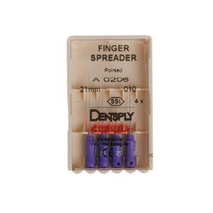 Стоматорг - Finger spreader tapered NiTi  ABCD L21 4 шт.- уплотнитель для гуттаперчи из NiTi-сплава