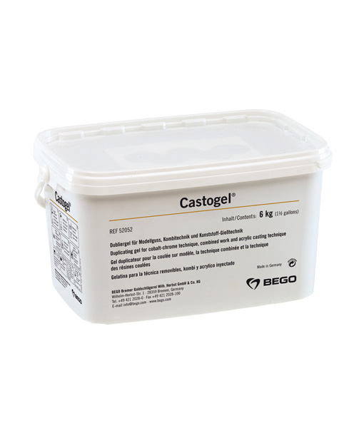 Стоматорг - Кастогель (Castogel) дублирующий материал многократного использования, 6 кг.