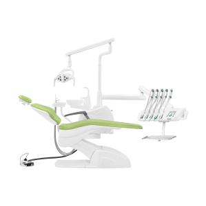 Установка стоматологическая Fengdan QL2028 (Pragmatic) с верхней подачей со скалером с мягкой обивкой цвет МО7 зеленый - Fengdan