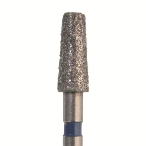 Стоматорг - Бор алмазный 846 018 FG, синий, 5 шт. Форма: конус с плоским концом