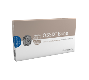 Стоматорг - Костный материал OSSIX™ Bone (коллаген+гидроксиаппатит) 5 x 10 x 10 мм (большой размер, 127 мг ± 10 / 0,500 см3), оссифицируемый губчатый блок.
