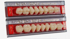 Стоматорг - Зубы AcryRock планка из 8 зубов жеват.верх D-42, цвет E1