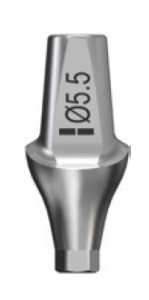 Стоматорг - Абатмент Astra Tech полупрофильный 3.5/4.0, диаметр 5,5 мм, высота  3,0 мм.